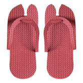 Kuber Industries Rubber Bathroom Slipper For Men & Women 1 Pair (Red) 54KM4208